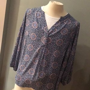 Faith and Zoe multicolor blouse size 1x